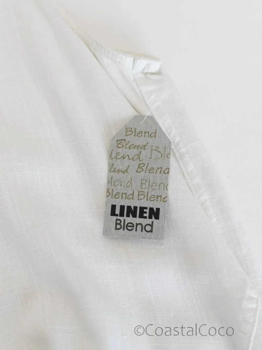 For Cynthia Dress 1X White Linen Blend Cowl Neck HiLow Resortwear Coastal Cruise - Picture 5 of 9
